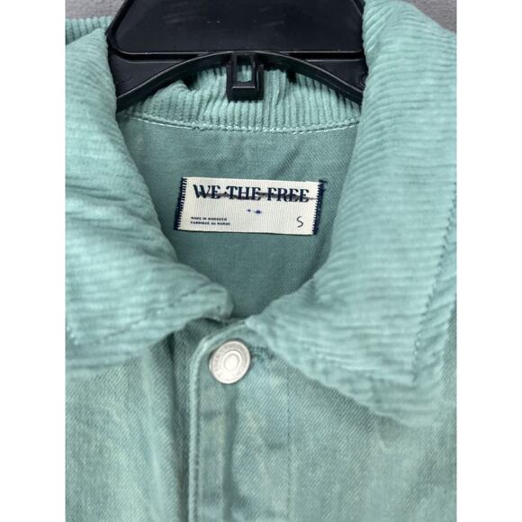 Free People We The Free Geronimo coverall Jumpsuit Size Small Green Cotton - Picture 8 of 10